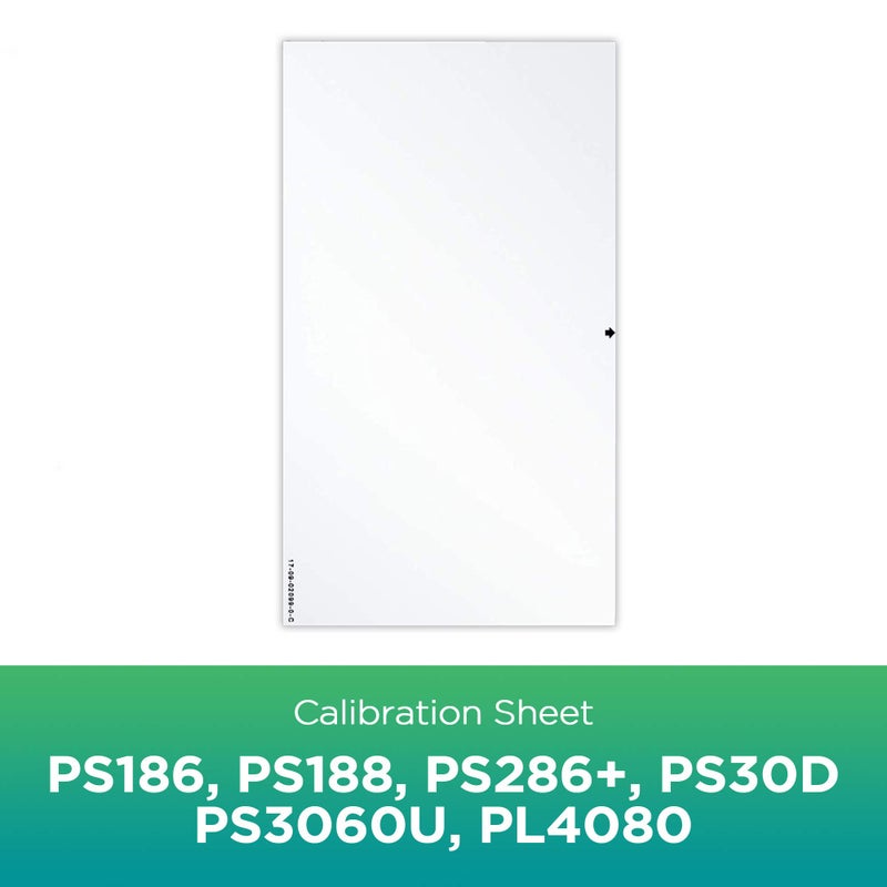 Plustek Calibration Control Sheet - for PS286 Plus, PS186, PS188, PS30D, PS3060U, PL4080 Document Scanner only - Image 2